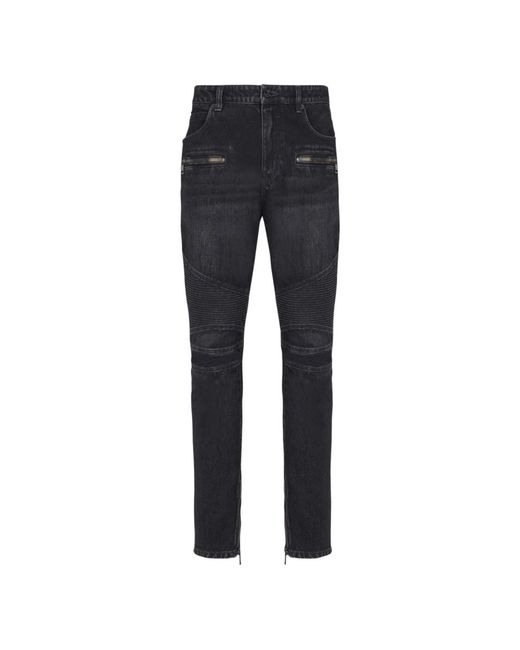 Balmain Blue Slim-Fit Jeans for men