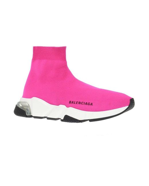 Balenciaga Speed \u200b\u200bsok Sneakers in het Roze - Lyst
