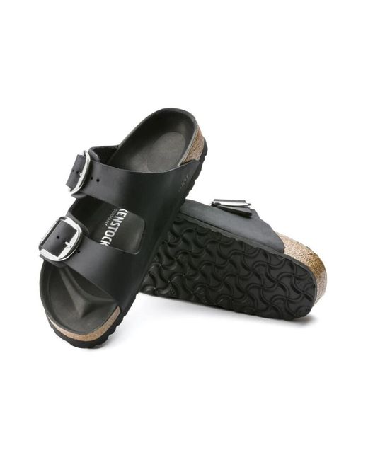 Birkenstock Black Sliders