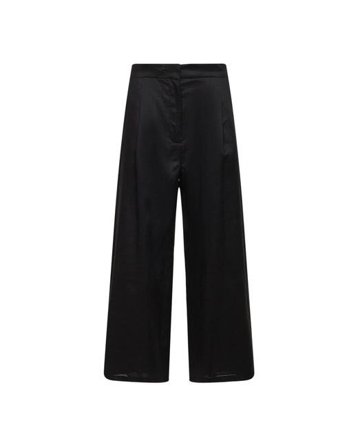 Max Mara Black Cropped Trousers