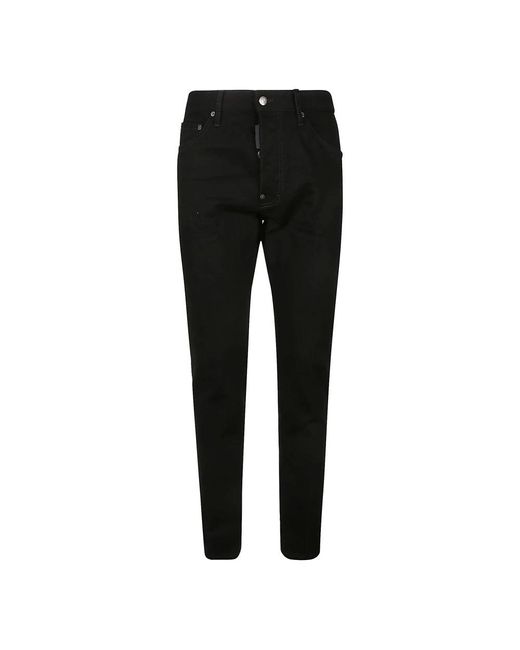 DSquared² Black Slim-Fit Jeans for men