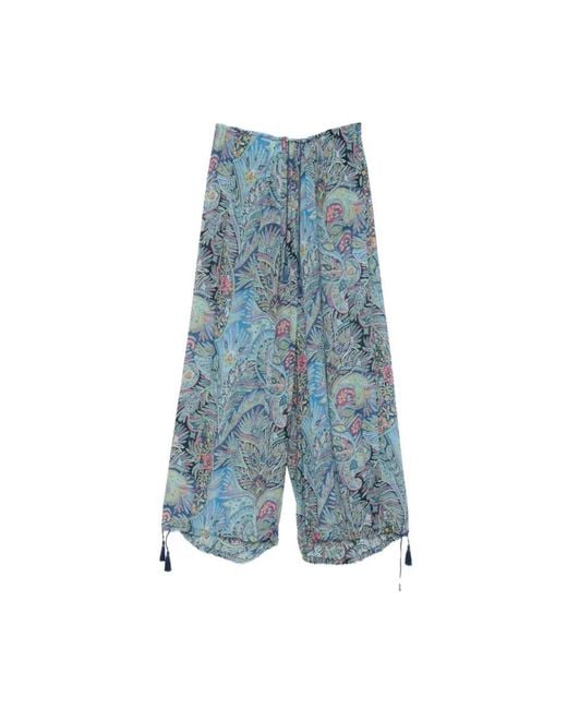 Etro Blue Tapered Trousers