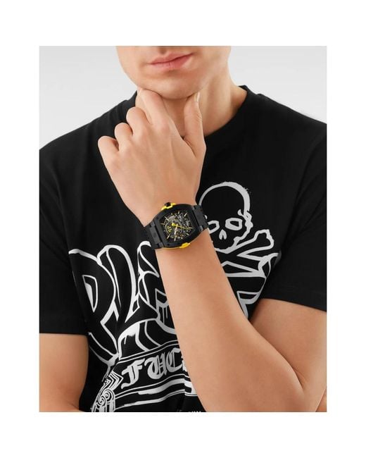 Philipp Plein Black Watches for men