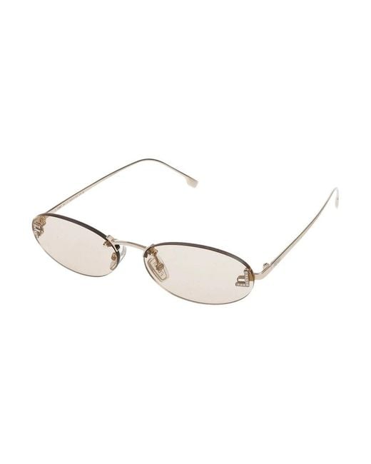 Fendi Metallic Sunglasses