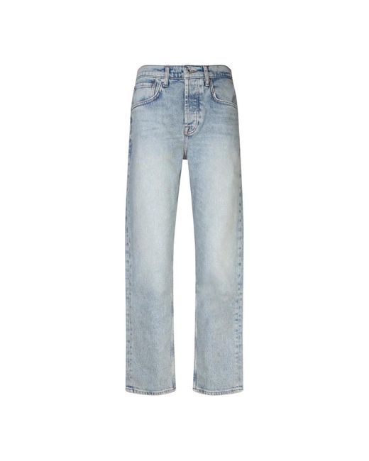 Jeans slim fit in cotone blu di 7 For All Mankind in Blue