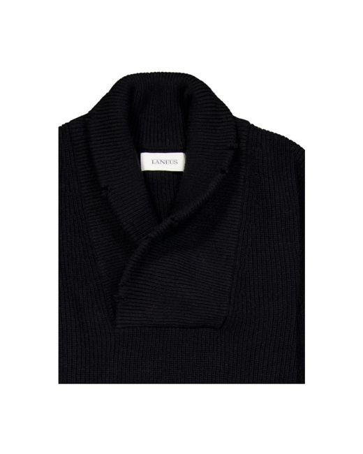 Laneus Black Turtlenecks for men