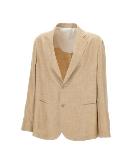 Barba Napoli Natural Blazers for men