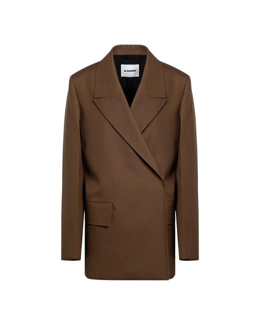 Jil Sander Blazers in het Brown