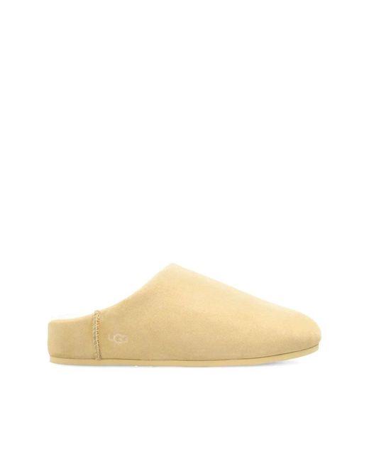 Ugg Suede Muiltjes in het Natural
