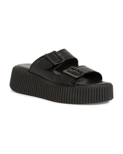 Tamaris Black Sliders