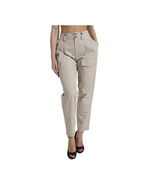 Dolce & Gabbana Gray Tapered Trousers