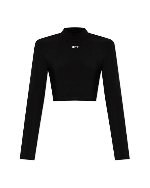 Tops > long sleeve tops Off-White c/o Virgil Abloh en coloris Black