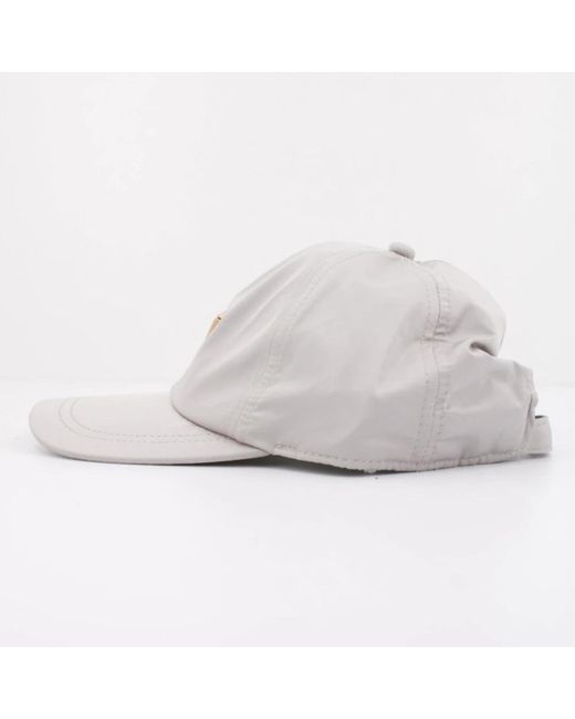 Guess White Baseballkappe Mit Kristallverziertem Dreieckslogo
