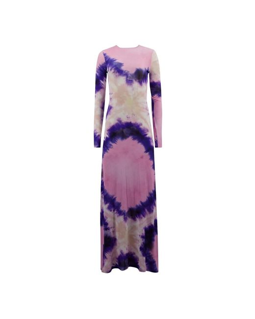 Rabanne Purple Tie And Dye Sommerkollektion Kleid