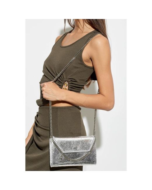 Wallets & Cardholders di Stella McCartney in Metallic
