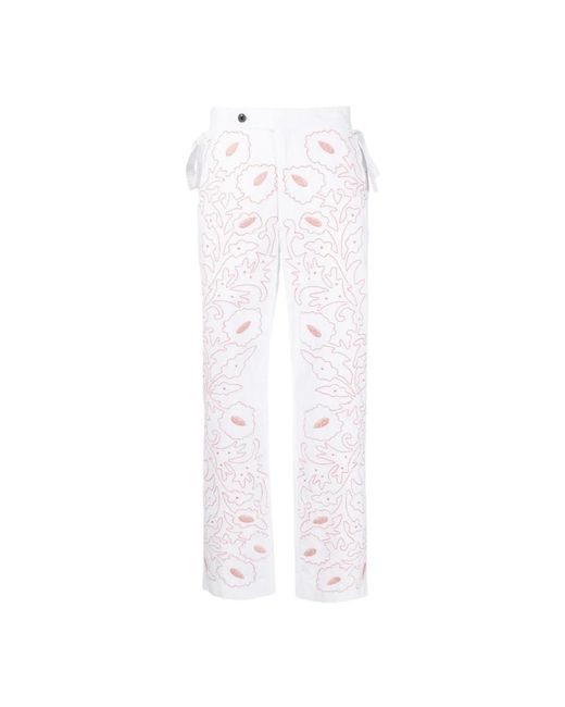 Bode White Trousers