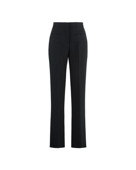 MSGM Black Straight Trousers