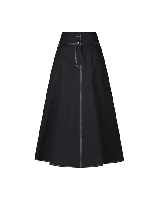 Max Mara Black Midi Skirts