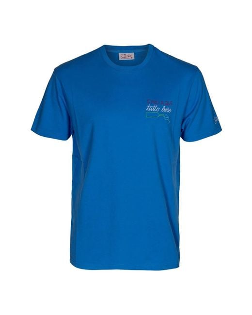 T-Shirts di Mc2 Saint Barth in Blue da Uomo