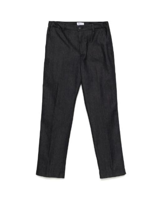 Hevò Black Slim-Fit Trousers for men
