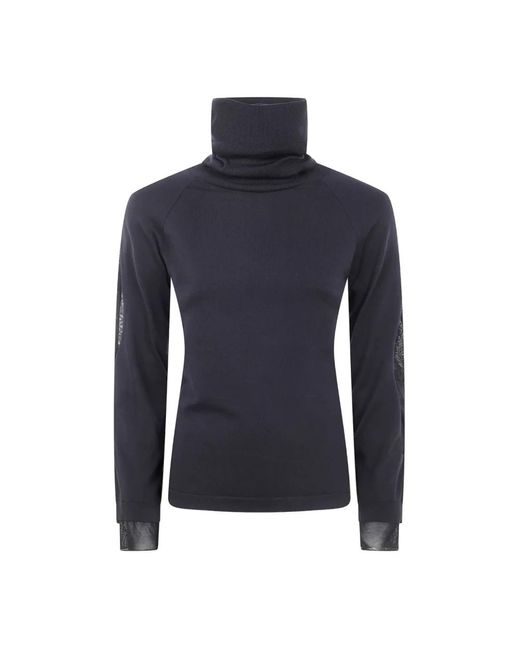 Y-3 Truien & Vesten ,Zwart ,Zwarte Gebreide Top in het Blue