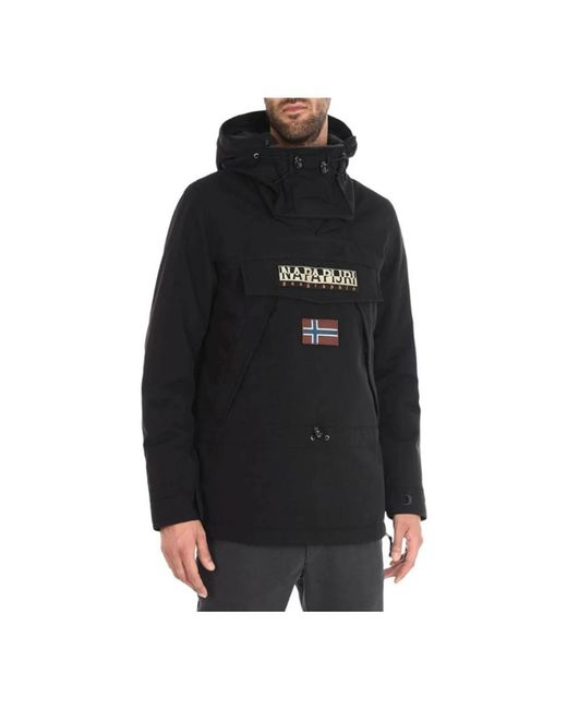 Napapijri Black Winter Jackets for men