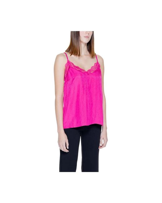 Vila Pink Sleeveless Tops