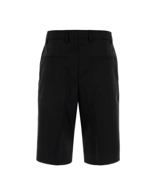 Dries Van Noten Black Casual Shorts