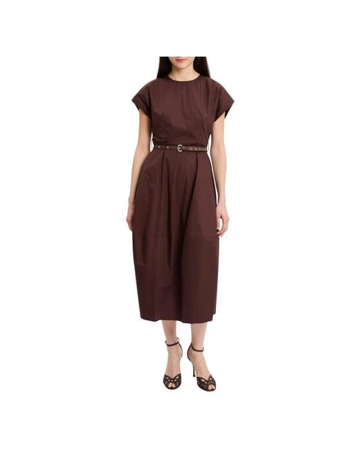 Midi Dresses Dixie en coloris Red