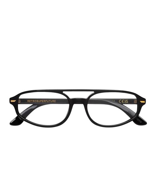 Retrosuperfuture Black Numero 153 Optical Frame