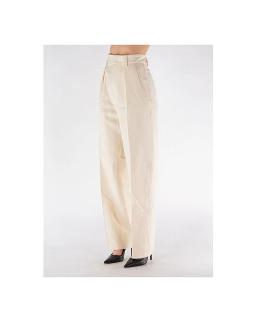 Isabel Marant Natural Tapered Trousers