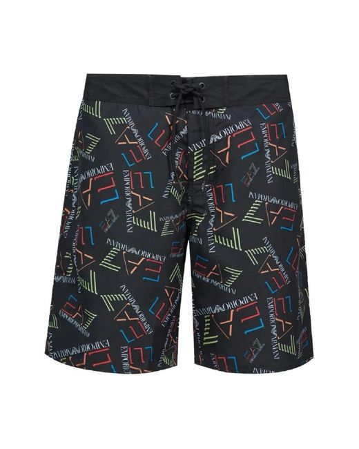 Beachwear EA7 de hombre de color Gray