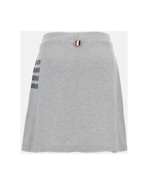 Thom Browne Gray Short Skirts