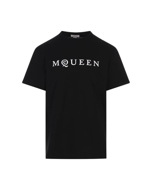 T-Shirts Alexander McQueen de hombre de color Black