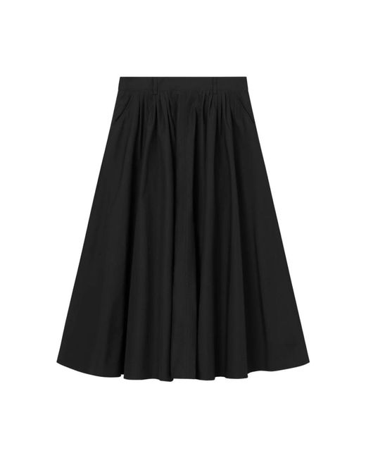 Mark Kenly Domino Tan Black Midi skirts