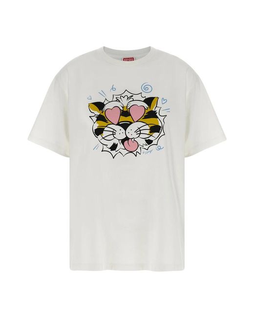 KENZO White T-Shirts