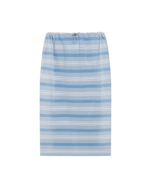 Prada Blue Midi Skirts