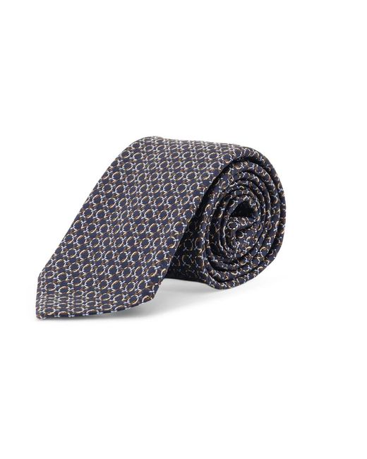 Ties di Ferragamo in Gray da Uomo