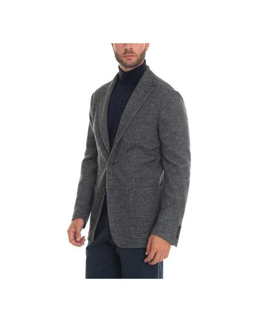 Blazers Canali pour homme en coloris Gray