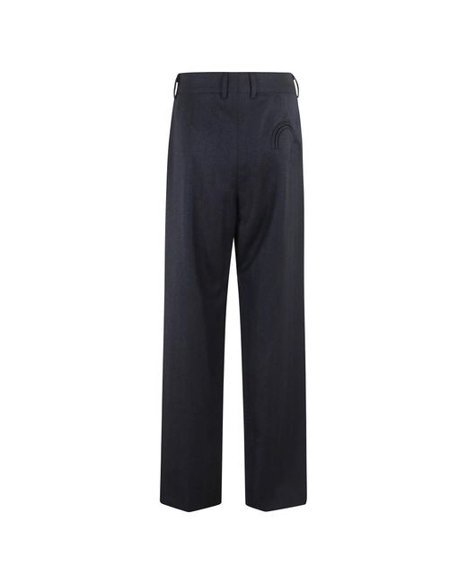 Straight Trousers Blazé Milano de color Blue