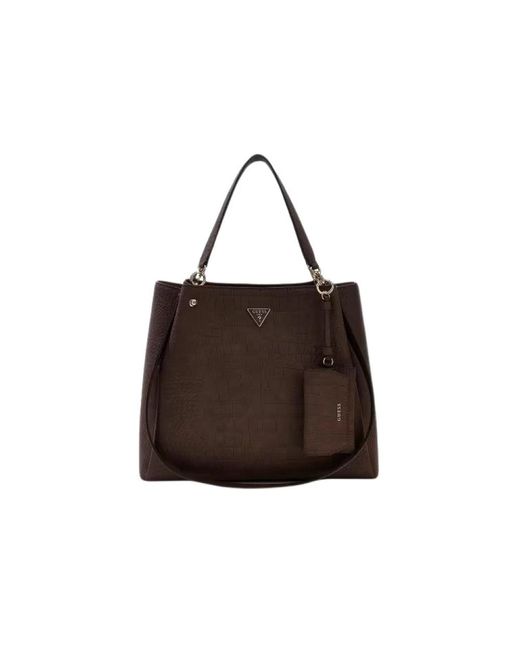 Guess Brown Shopping Bags