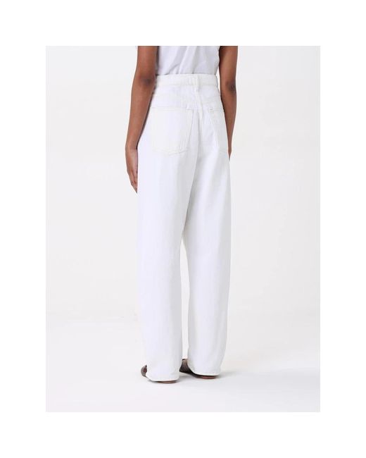 FRAME White Loose Fit Jeans
