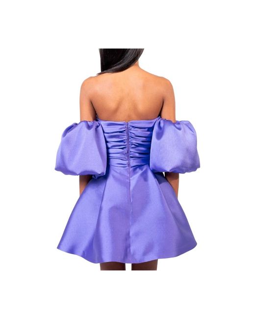Party Dresses Doris S de color Purple