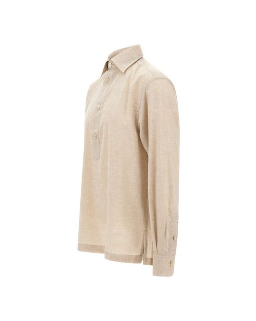 Eleventy Natural Casual Shirts for men