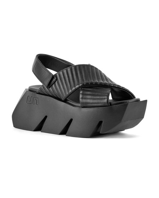 United Nude Black Wedges