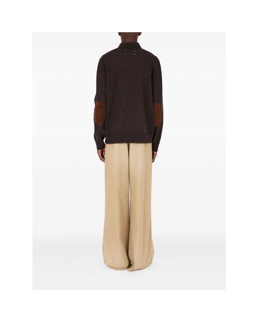 V-Neck Knitwear Maison Margiela de hombre de color Black