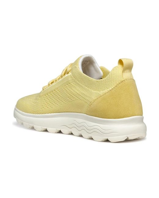 Geox Yellow Sneakers