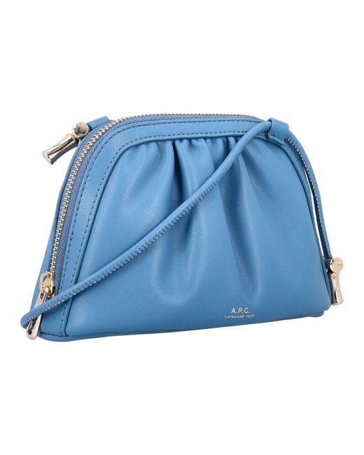 A.P.C. Blue Small Ninon Bag