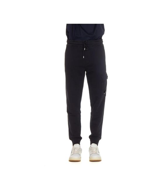 C P Company Blue Sweatpants for men
