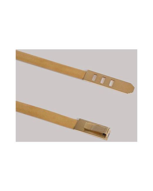 Alberta Ferretti Natural Belts